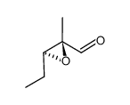 2,3-Epoxy-2-methylpentan-1-al结构式