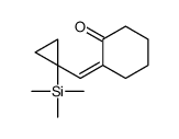 2-[(1-trimethylsilylcyclopropyl)methylidene]cyclohexan-1-one结构式