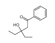 3-ethyl-3-hydroxy-1-phenylpentan-1-one结构式