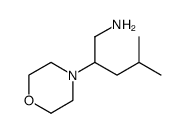 4-Morpholineethanamine, β-(2-methylpropyl)结构式