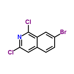 7-Bromo-1,3-dichloroisoquinoline structure