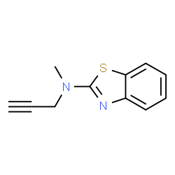 2-Benzothiazolamine,N-methyl-N-2-propynyl-(9CI) Structure