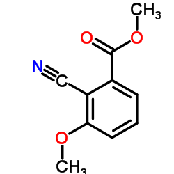 Methyl 2-cyano-3-methoxybenzoate结构式