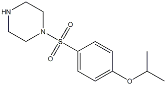 1-[[4-(1-methylethoxy)phenyl]sulfonyl]Piperazine Structure