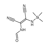 N-[(Z)-1,2-Dicyano-2-(trimethylsilanyl-amino)-vinyl]-formamide Structure