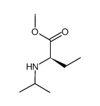 (R)-2-(异丙基氨基)丁酸甲酯结构式