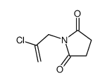 N-(2-chloroprop-2-enyl)succinimide Structure