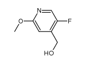 (5-氟-2-甲氧基吡啶-4-基)甲醇结构式