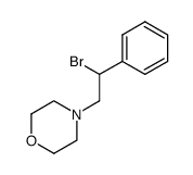 4-(2-bromo-2-phenyl-ethyl)-morpholine结构式