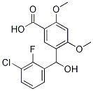 5-((3-chloro-2-fluorophenyl)(hydroxy)Methyl)-2,4-diMethoxybenzoic acid结构式