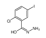 2-CHLORO-5-IODOBENZHYDRAZIDE结构式