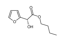 (R)-furan-2-yl-hydroxyacetic acid butyl ester Structure