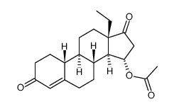 13-ETHYL-18,19-DINORPREGNA-3,17-DIONE-4-ENE-15-ACETOXYL picture