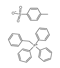 Benzyl-triphenyl-phosphonium-tosylat Structure