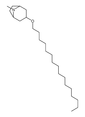 3-hexadecoxy-8-methyl-8-azabicyclo[3.2.1]octane Structure