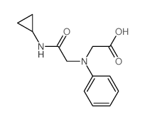 [[2-(Cyclopropylamino)-2-oxoethyl](phenyl)amino]-acetic acid结构式