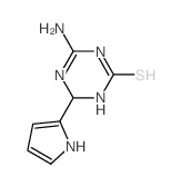 4-Amino-6-(1H-pyrrol-2-yl)-1,6-dihydro-1,3,5-triazine-2-thiol Structure