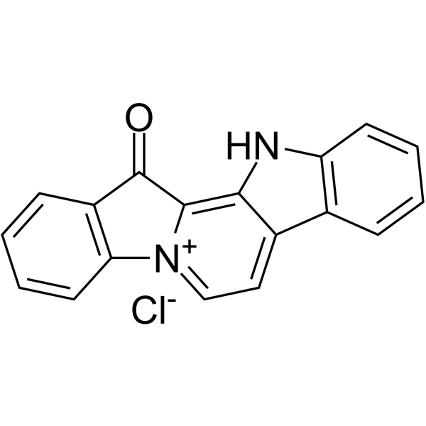 Fascaplysin (chloride)|CDK4 inhibitor structure