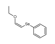 cis-1-ethoxy-2-(phenylseleno)ethene Structure