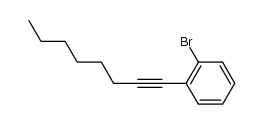 1-bromo-2-oct-1-yn-1-ylbenzene Structure