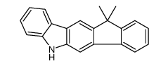 5,11-二氢-11,11-二甲基茚并[1,2-b]咔唑结构式