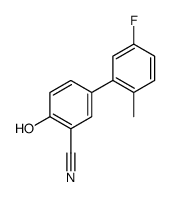 5-(5-fluoro-2-methylphenyl)-2-hydroxybenzonitrile Structure