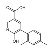 5-(2,4-dimethylphenyl)-6-oxo-1H-pyridine-3-carboxylic acid结构式