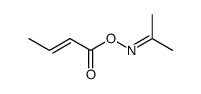 propan-2-one O-but-2-enoyl oxime结构式