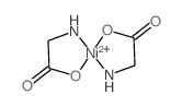 carboxymethylazanide; nickel(+2) cation结构式