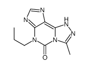 3-methyl-6-propyl-1H-[1,2,4]triazolo[3,4-f]purin-5-one Structure