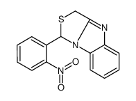 1-(2-nitrophenyl)-1,3-dihydro-[1,3]thiazolo[3,4-a]benzimidazole结构式