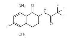 N-(8-AMINO-6-FLUORO-5-METHYL-1-OXO-1,2,3,4-TETRAHYDRONAPHTHALEN-2-YL)-2,2,2-TRIFLUOROACETAMIDE picture