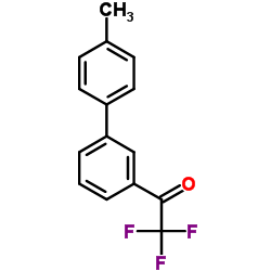 2,2,2-Trifluoro-1-(4'-methyl-3-biphenylyl)ethanone structure