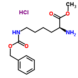 H-D-Lys(Z)-OMe*HCl Structure