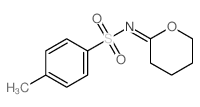 Benzenesulfonamide,4-methyl-N-(tetrahydro-2H-pyran-2-ylidene)- Structure