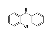 o-chlorophenyl phenyl sulfoxide结构式