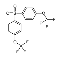 bis[4-(trifluoromethoxy)phenyl] sulphone结构式