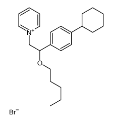 1-[2-(4-cyclohexylphenyl)-2-pentoxyethyl]pyridin-1-ium,bromide Structure