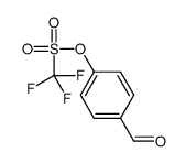 (4-formylphenyl) trifluoromethanesulfonate Structure