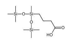 4-[methyl-bis(trimethylsilyloxy)silyl]butanoic acid结构式