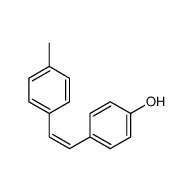 4-[(E)-2-(4-methylphenyl)ethenyl]phenol结构式