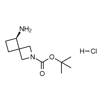 (R)-5-氨基-2-氮杂螺环[3.3]庚烷-2-甲酸叔丁酯盐酸盐结构式