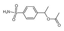 (+/-)-4-(1-acetoxyethyl)benzenesulfonamide Structure