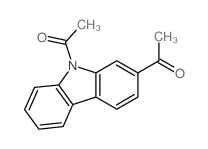 Ethanone,1,1'-(9H-carbazole-2,9-diyl)bis-结构式