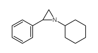 Aziridine,1-cyclohexyl-2-phenyl-结构式