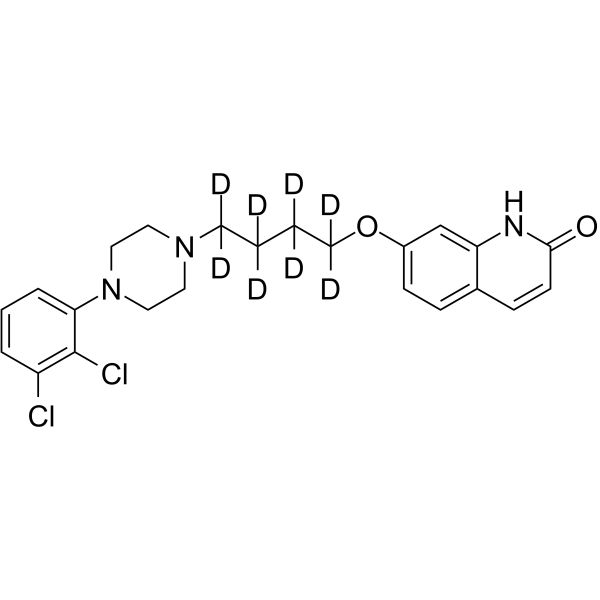 Dehydroaripiprazole-d8 structure