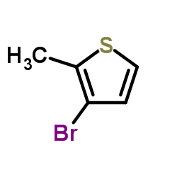 3-溴-2-甲基噻吩结构式
