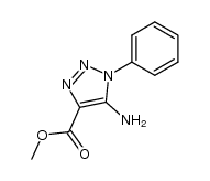 methyl 5-amino-1-phenyl-1H-1,2,3-triazole-4-carboxylate structure