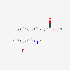 7,8-difluoroquinoline-3-carboxylic acid picture