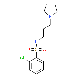 2-Chloro-N-[3-(1-pyrrolidinyl)propyl]benzenesulfonamide picture